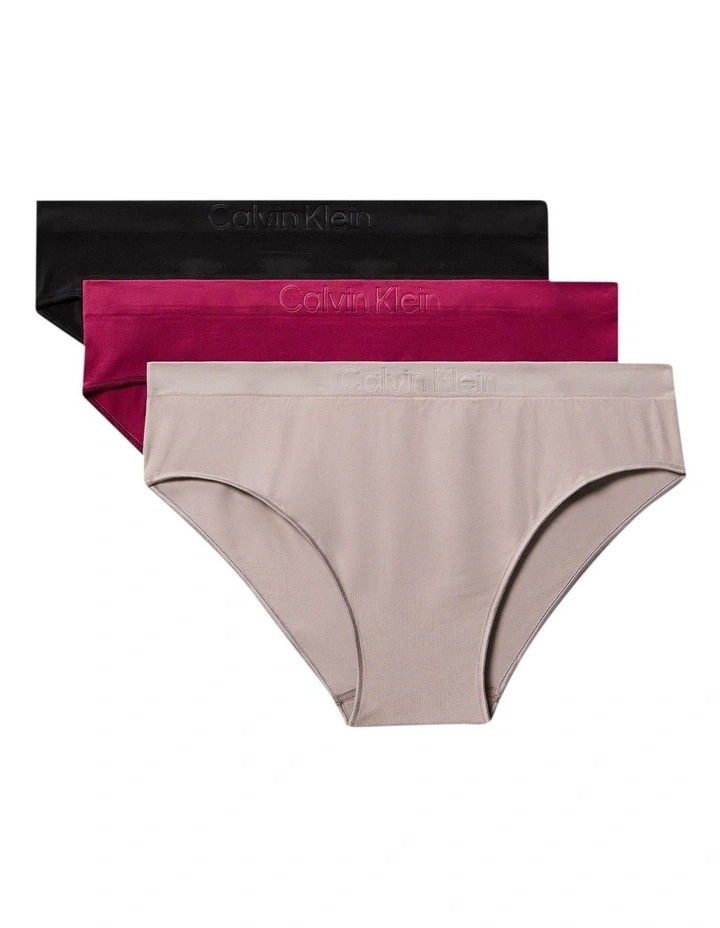 Bonded Flex Seamless Bikini 3-Pack in Assorted image 1