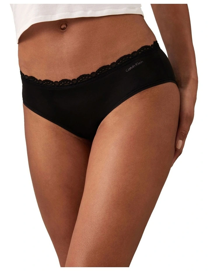 Micro Stretch With Lace Hipster Briefs Pack Of 3 in Assorted image 2