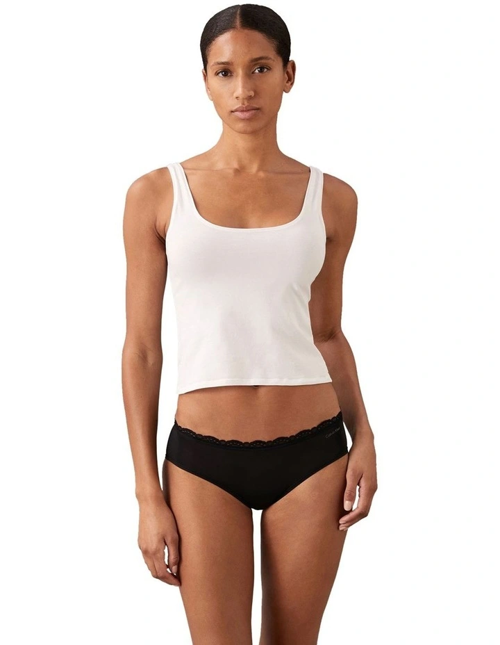 Micro Stretch With Lace Hipster Briefs Pack Of 3 in Assorted image 3