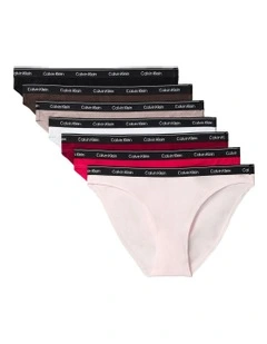 Icon Logo Bikini Brief Pack Of 7 in Multi