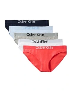 Extra Soft Cotton Stretch Bikini 5 Pack in Multi