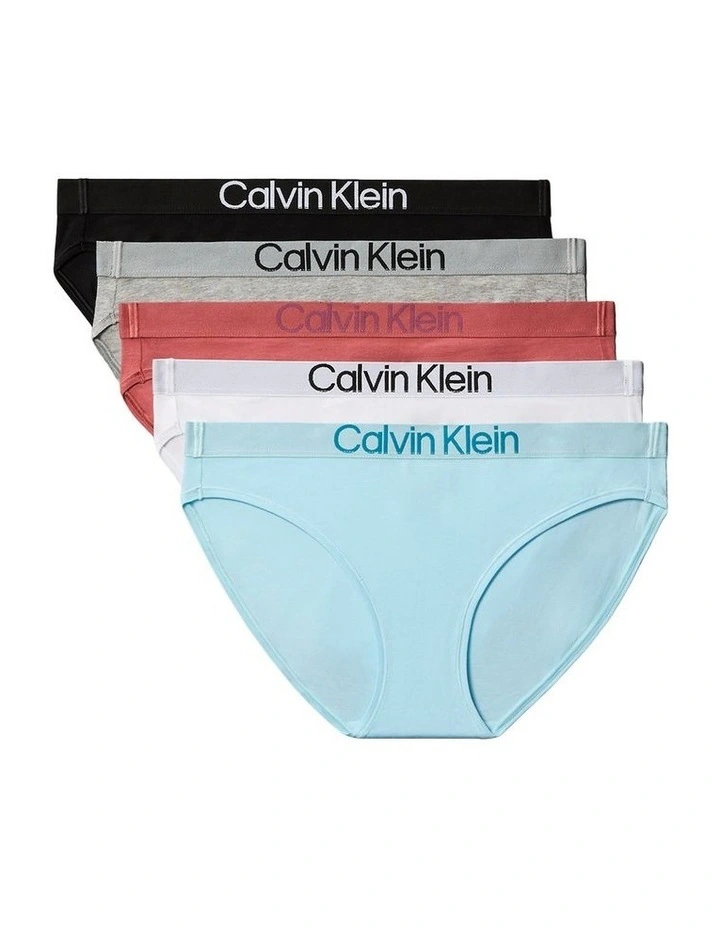 Extra Soft Cotton Stretch Bikini 5 Pack in Multi image 1