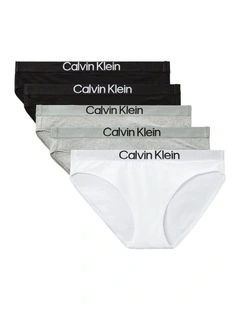 Extra Soft Cotton Stretch Bikini 5 Pack in Multi