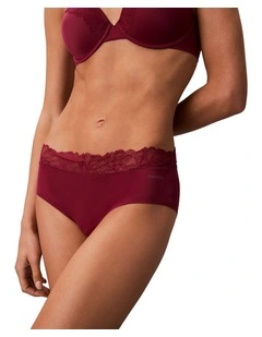 Perfectly Fit Lace Hipster in Red