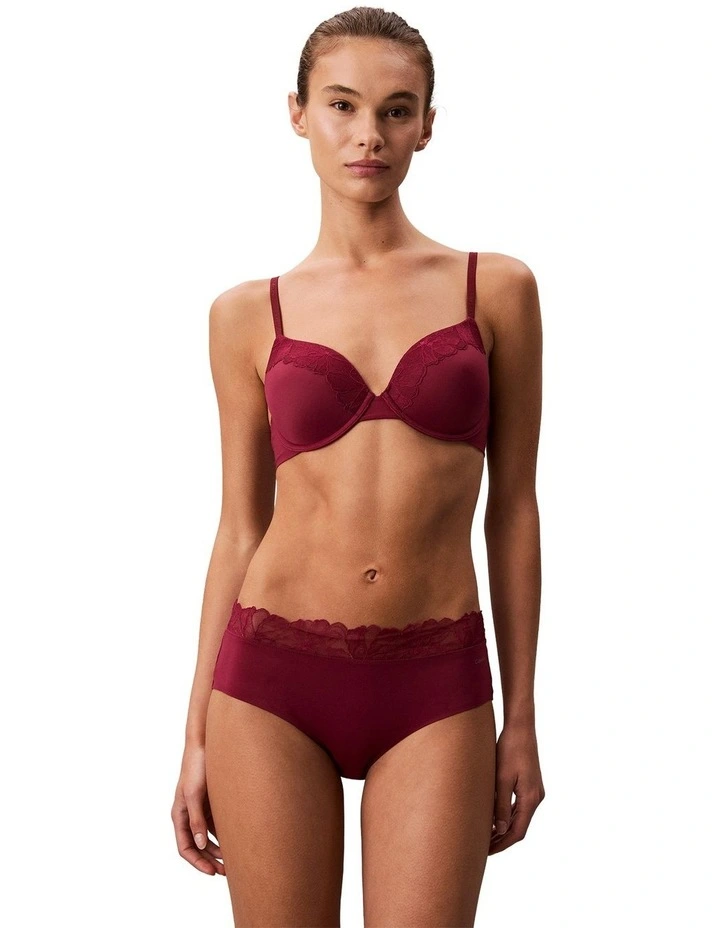 Perfectly Fit Lace Hipster in Red image 3