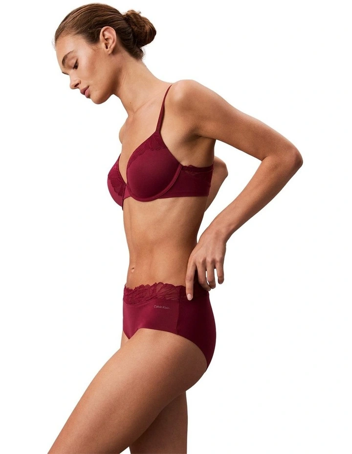 Perfectly Fit Lace Hipster in Red image 4