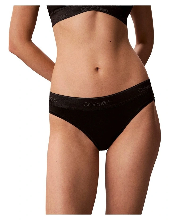 Icon Cotton Modal Limited Edition Bikini in Black image 1