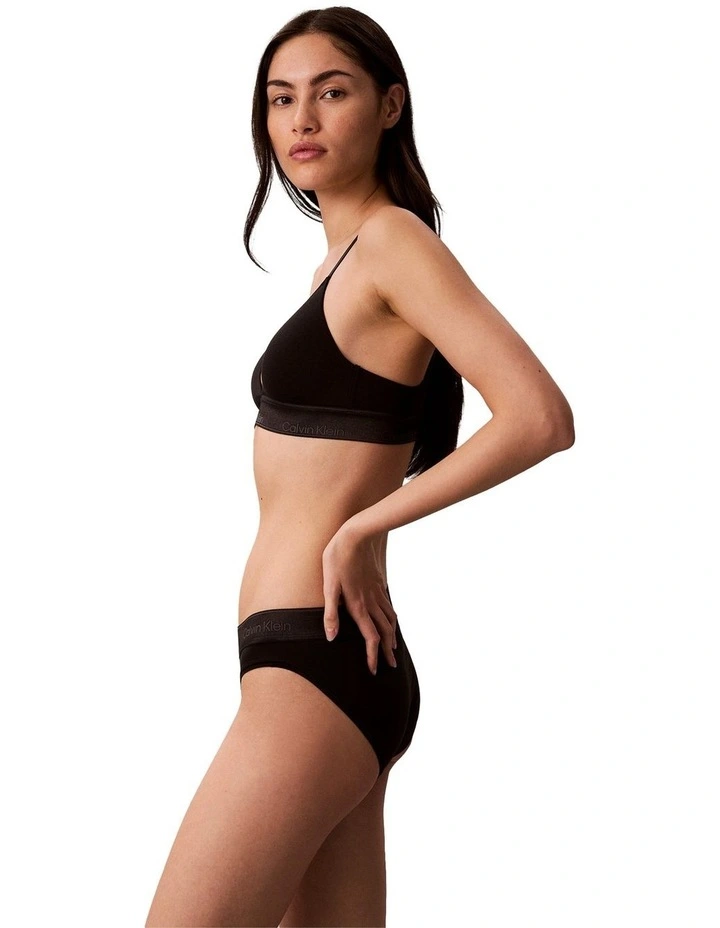 Icon Cotton Modal Limited Edition Bikini in Black image 3