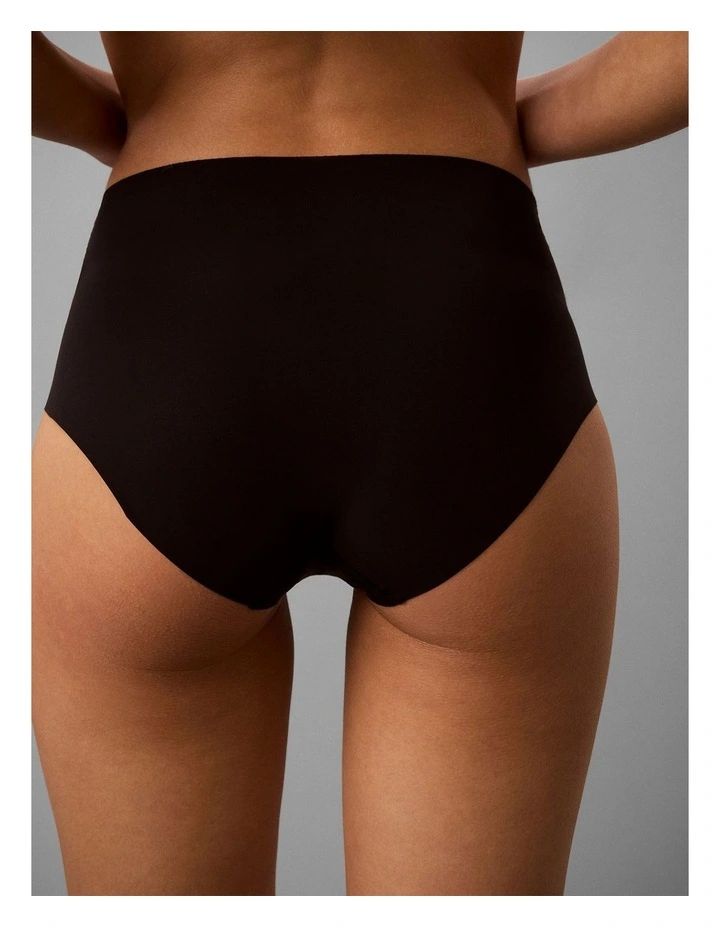 Invisibles Microfiber Stretch High Rise Brief Black image 2