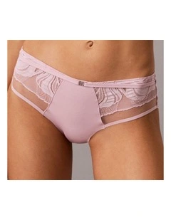 CK BLACK GEO LACE HIPSTER HAWAII ORCHID