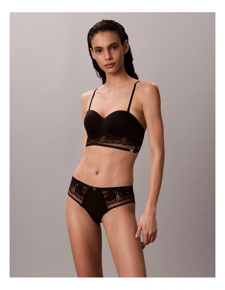 CK BLACK GEO LACE HIPSTER BLACK image 3