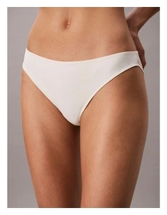 SIGNATURE STRETCH LACE BIKINI IVORY