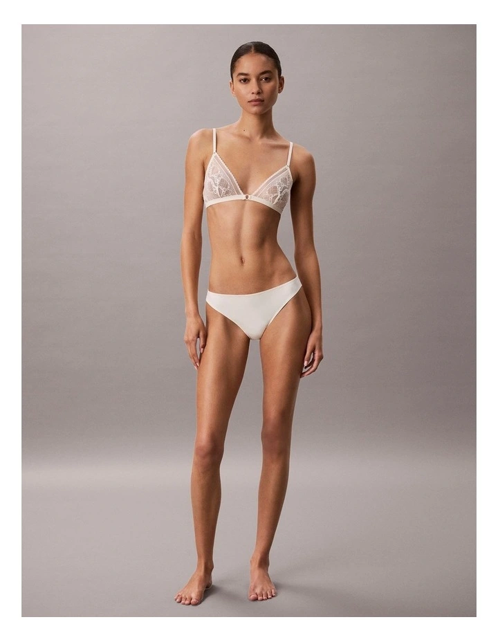 SIGNATURE STRETCH LACE BIKINI IVORY image 6