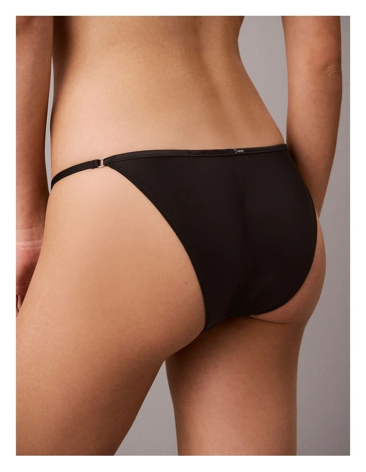 CK BLACK FLORAL LACE BIKINI BLACK image 2