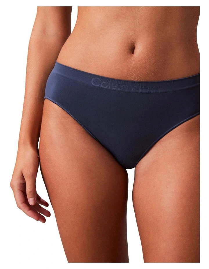 Bonded Flex Seamless Bikini in Blue image 3