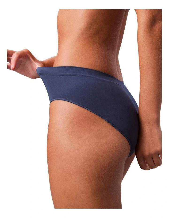 Bonded Flex Seamless Bikini in Blue image 4