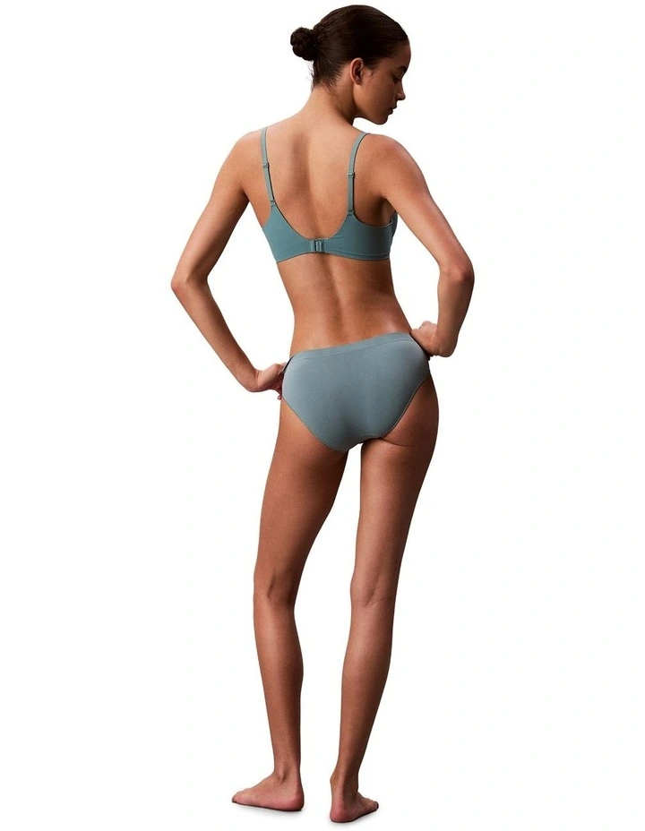 Bonded Flex Seamless Bikini in Blue image 2