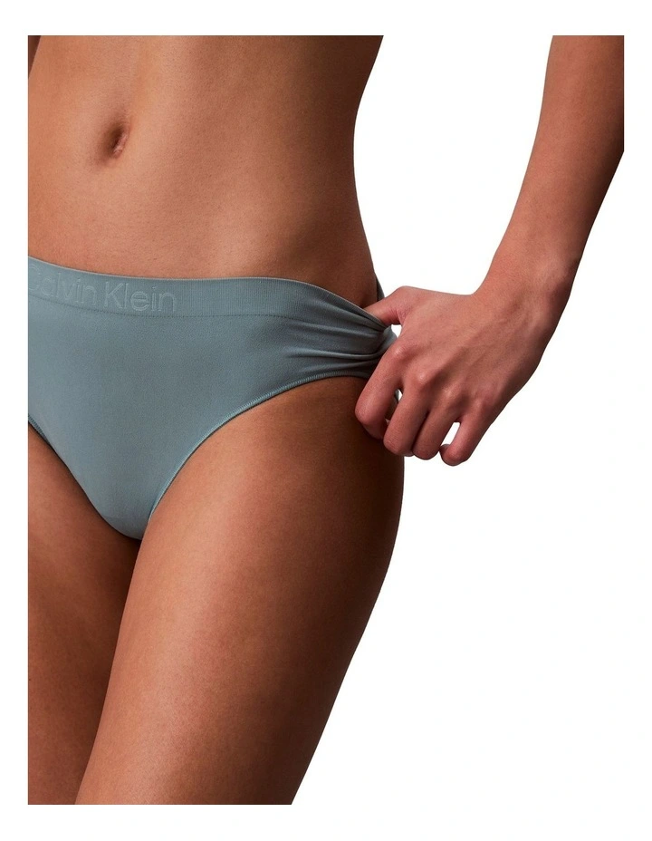 Bonded Flex Seamless Bikini in Blue image 3