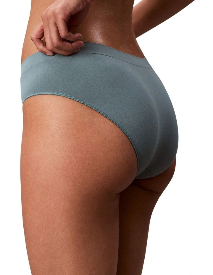 Bonded Flex Seamless Bikini in Blue image 4