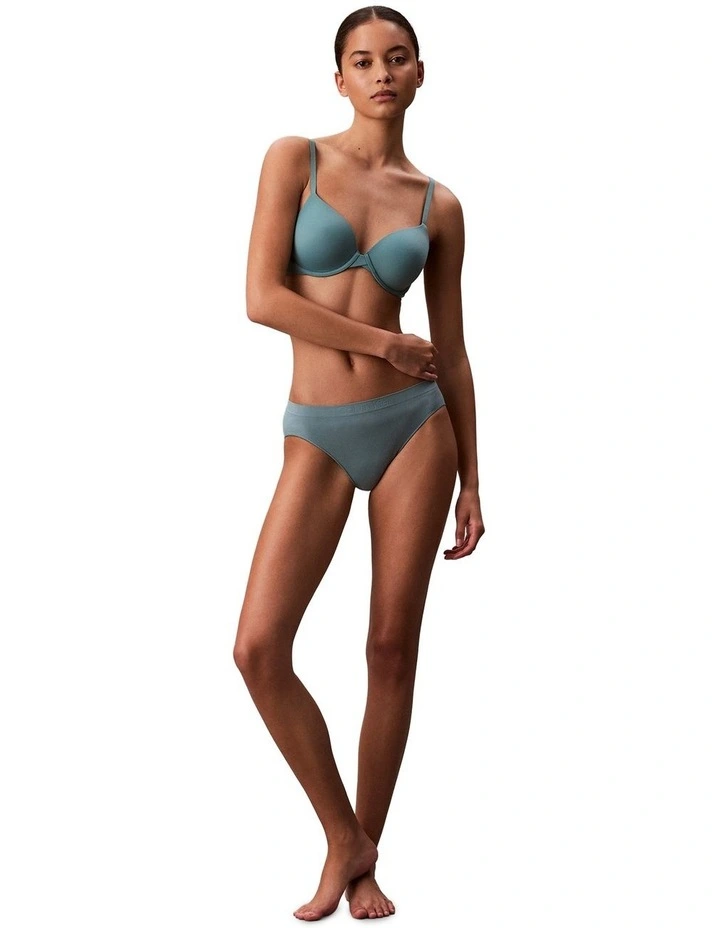Bonded Flex Seamless Bikini in Blue image 5