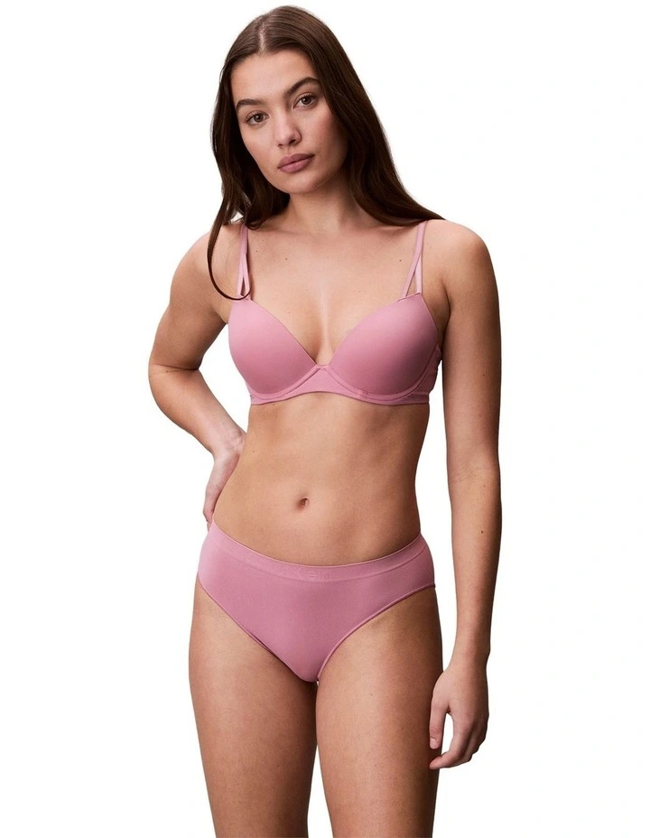 Bonded Flex Seamless Bikini in Soft Mauve image 4