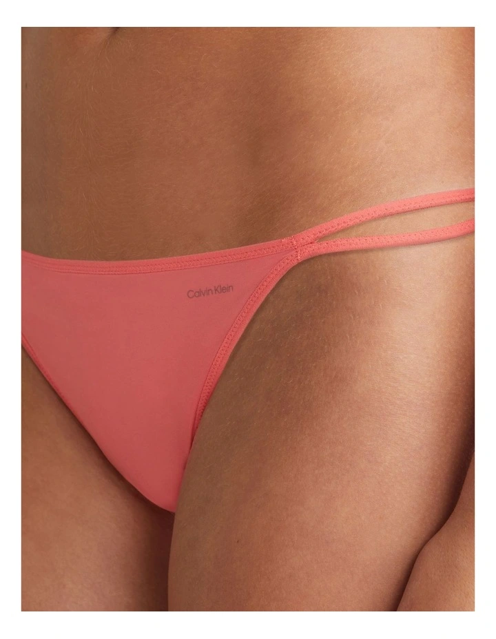 Sheer Marquisette High Leg Tanga Brief image 3
