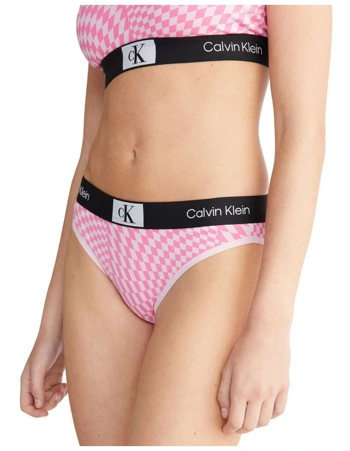 1996 Cotton Modern Bikini in Pink image 3