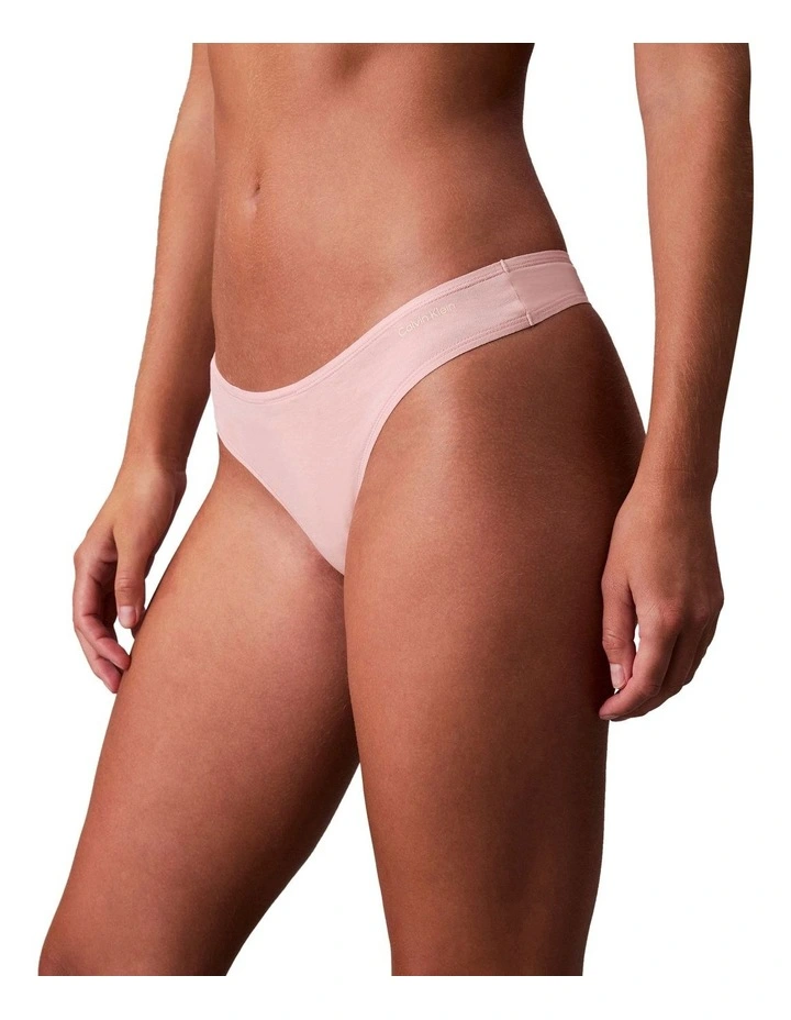 Ideal Cotton Thong in Orange image 3