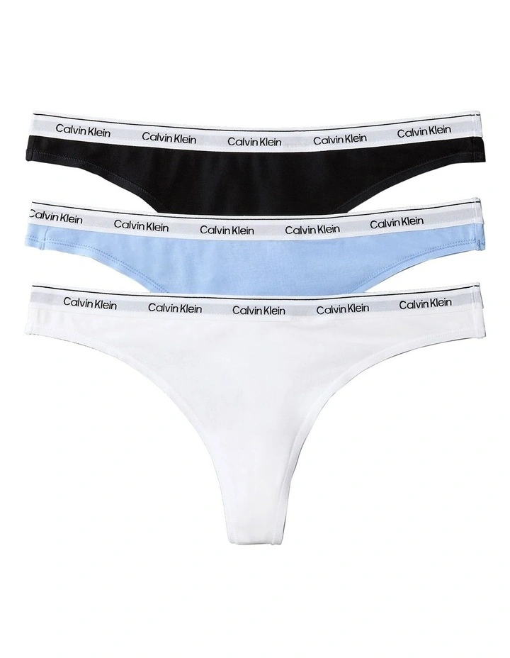 Icon Logo Thong 3 Pack in Multi image 1