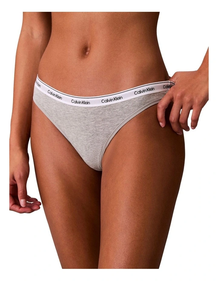 Icon Logo Thong 5 Pack in Multi image 2