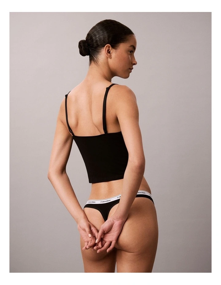 Icon Logo 5 Pack Thongs in Blackgrey Heatherarg image 5