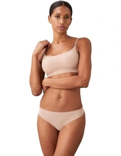 Invisibles Thong in Beige