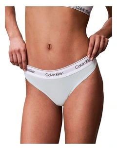 Icon Cotton Modal Thong in Feel The Mint