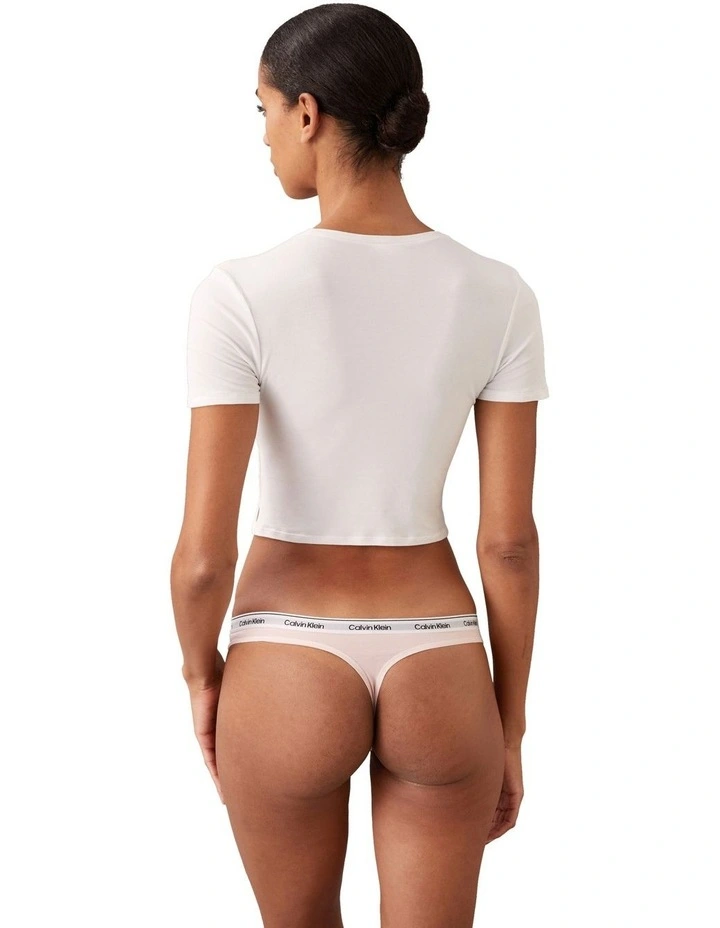 Icon Logo Thong in Pink image 3