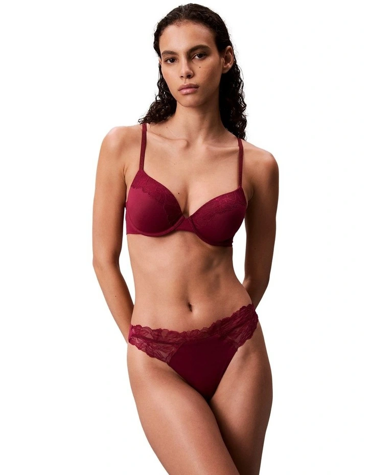 Calvin Klein Perfectly Fit Lace Thong image 3