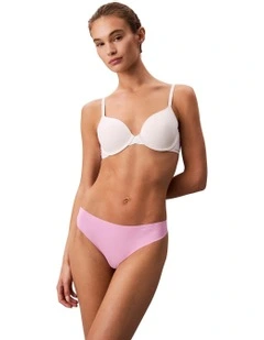 Invisibles Microfiber Stretch Thong in Pink