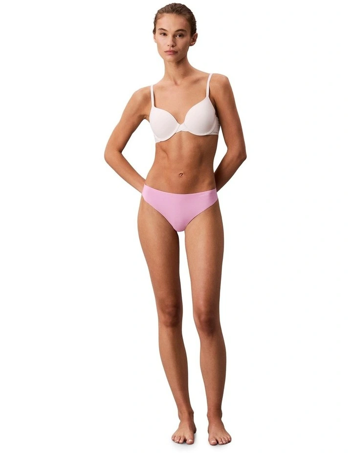 Invisibles Microfiber Stretch Thong in Pink image 4