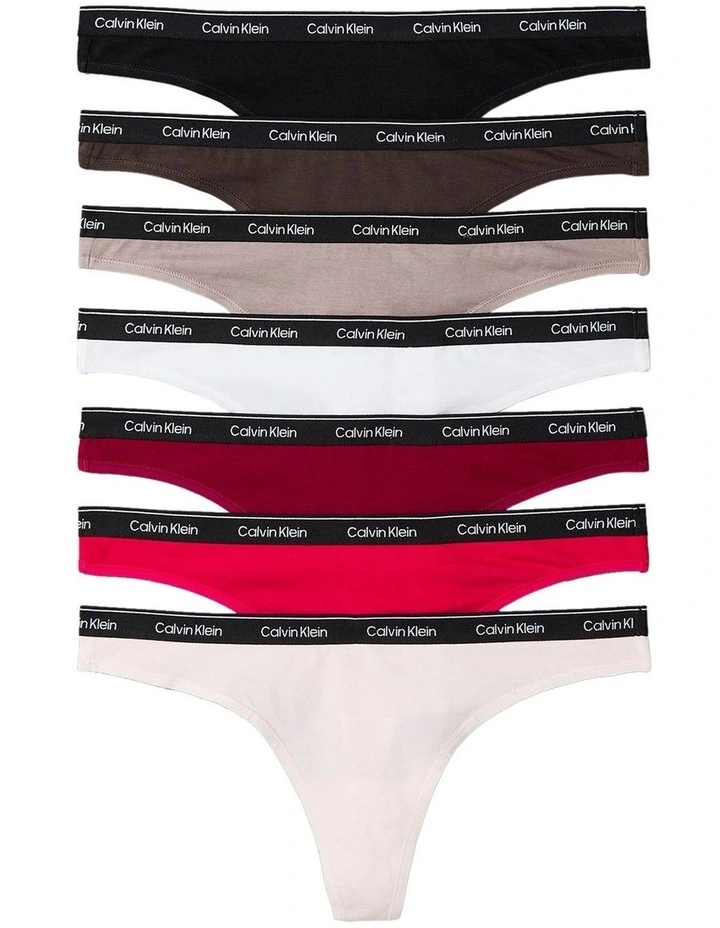 Icon Logo Thong Pack Of 7 in Multi image 1