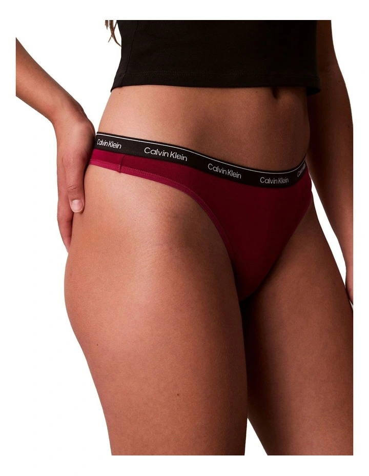 Icon Logo Thong Pack Of 7 in Multi image 2