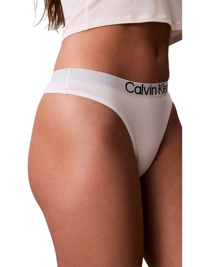 Extra Soft Cotton Stretch Thong 5PK Assorted image 4