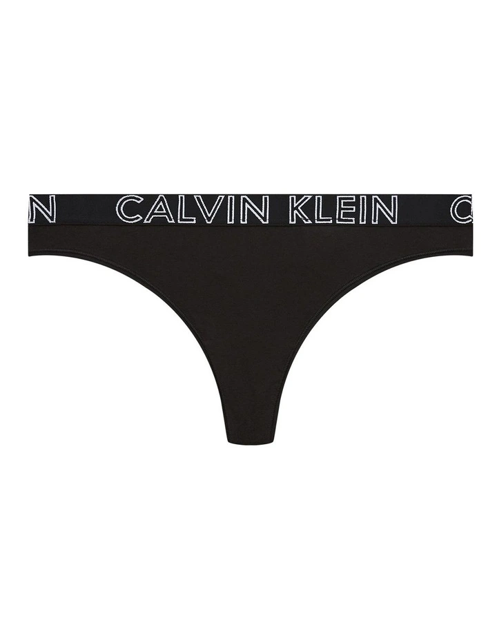 UltimateCottonBp Thong in Black image 1