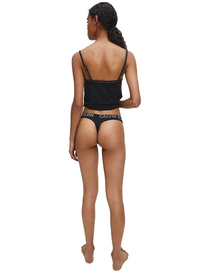 UltimateCottonBp Thong in Black image 3