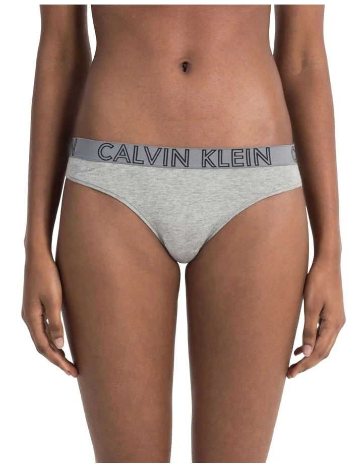 UltimateCottonBp Thong in Grey image 1