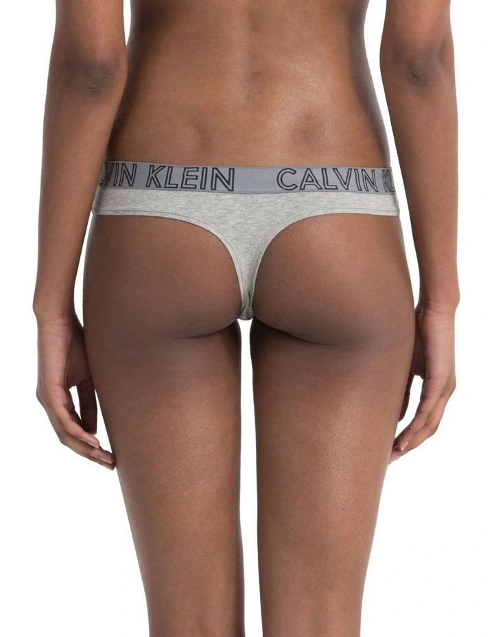 UltimateCottonBp Thong in Grey image 2