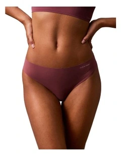 Modern Cotton Invisibles Thong in Purple
