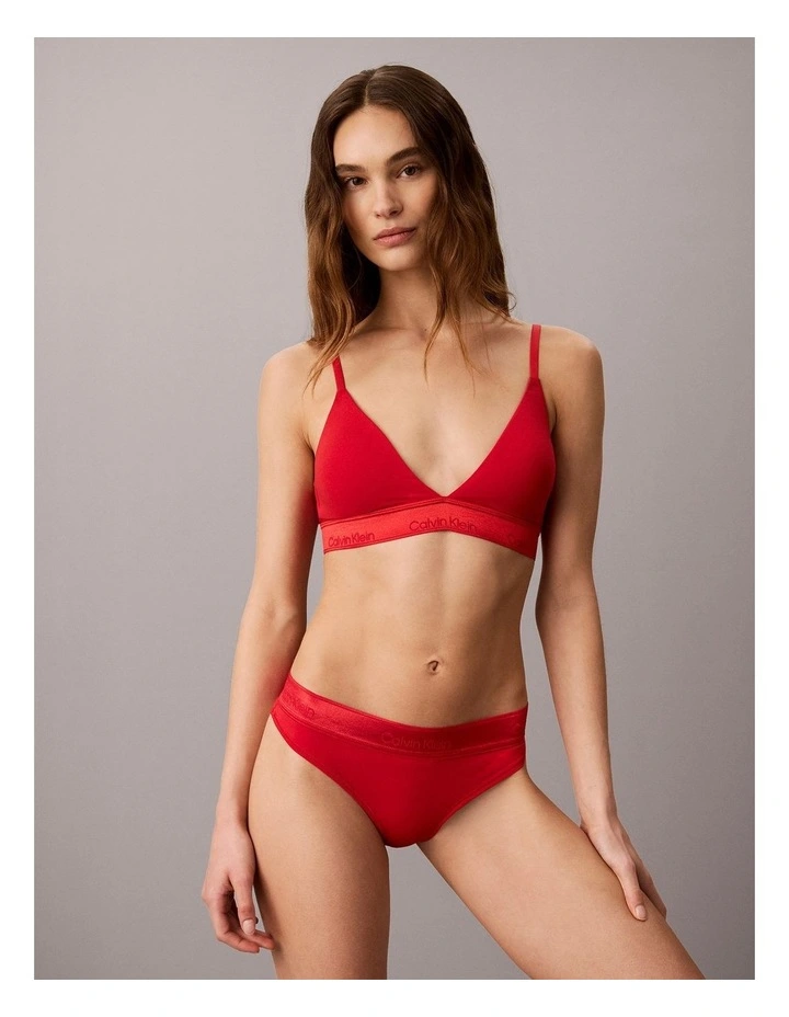 ICON COTTON MODAL METALLIC THONG GOJI BERRY image 3