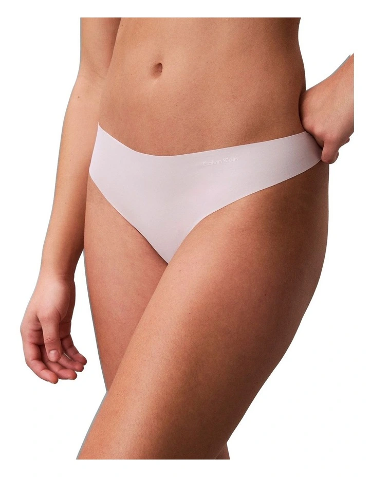 Invisibles Microfibre Stretch Thong in Frosty Lilac image 1