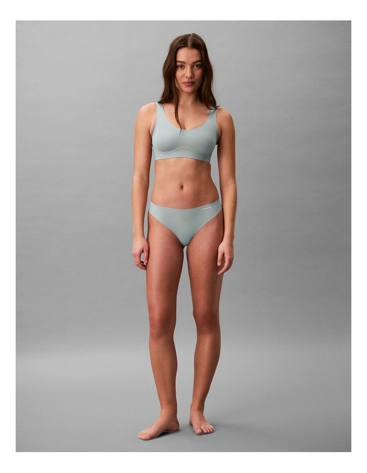 Calvin Klein Invisibles Microfibre Stretch Thong Sky Gray image 5