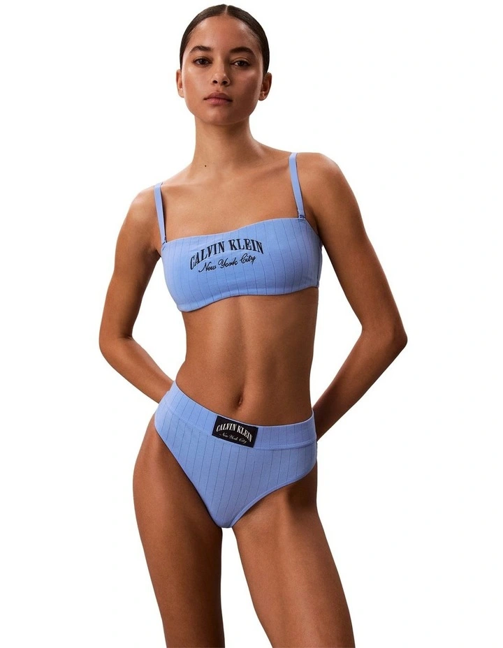 Heritage Athletic Thong in Blue Descent image 3