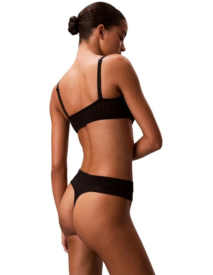 Heritage Athletic Thong in Black image 2